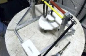 Home Made Automatic Temperature -Controlled Portable kiln damper