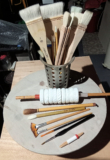 Choosing the Right Brushes and Tools for Brushing Glazes